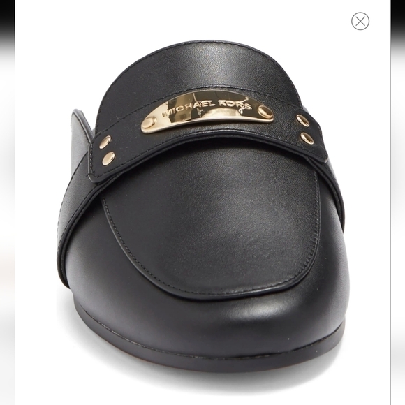 Michael KORS MK Plate Mule With Gold Details Size 6.5 - Picture 4 of 9